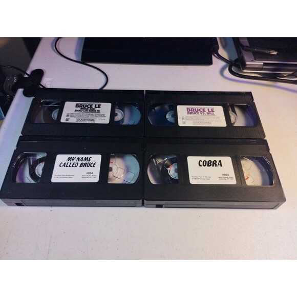 Brucesploitation Kung Fu Movie VHS Lot Of 4 - Starring Bruce Le & Steven Lee - Picture 6 of 6